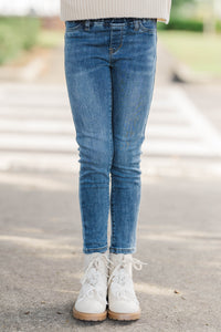 Girls: Let's Talk Dark Wash Jeggings