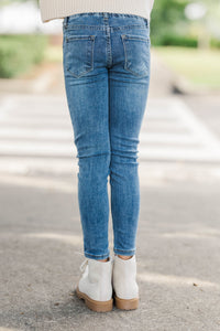 Girls: Let's Talk Dark Wash Jeggings