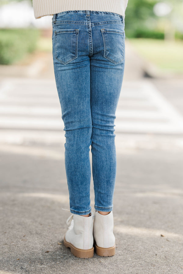 Girls: Let's Talk Dark Wash Jeggings