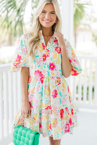 Fate: Find Your Voice White Floral Dress