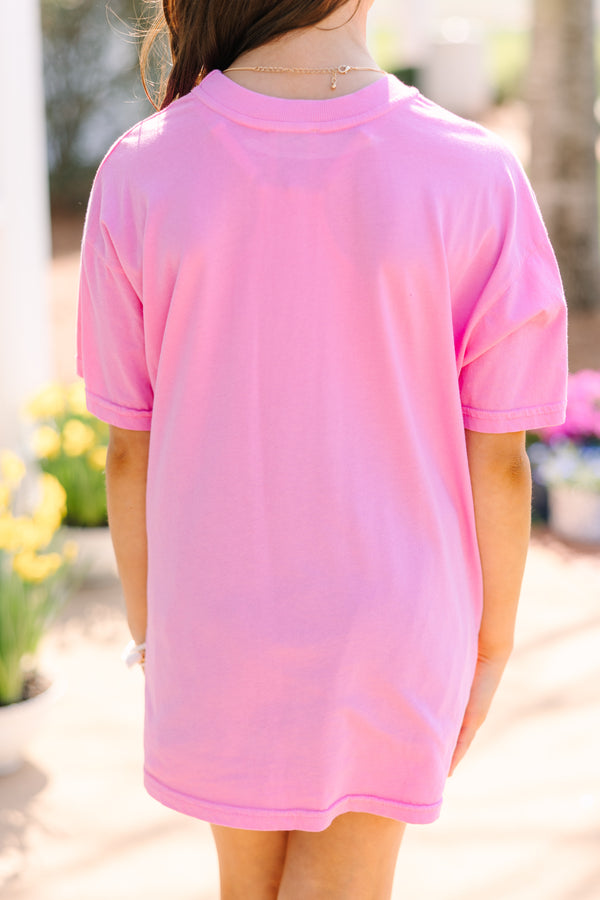 Girls: Summer Should Be Fun Pink Graphic Tee