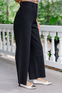 Going Strong Black Cropped Jeans