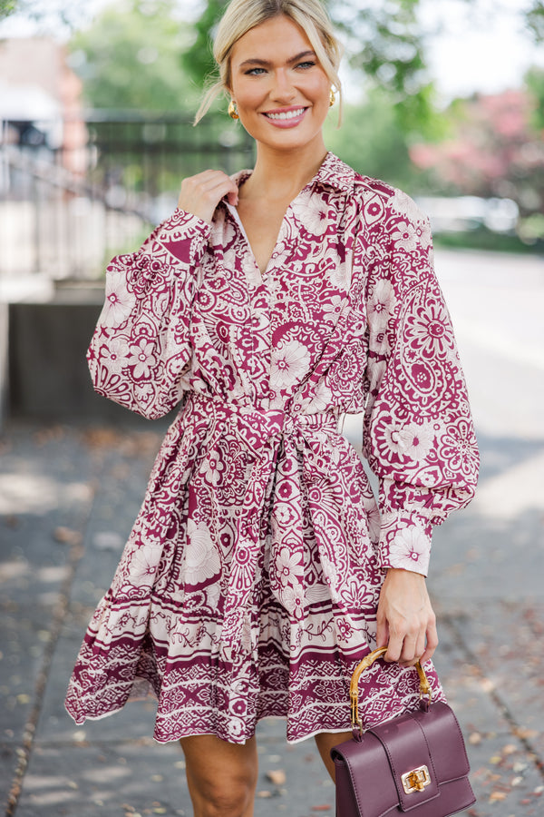red floral day dress Petal and Pup Women's Francine Lace Midi Dress