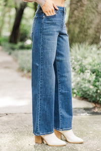 KanCan: Find You Well Dark Wash Wide Leg Jeans