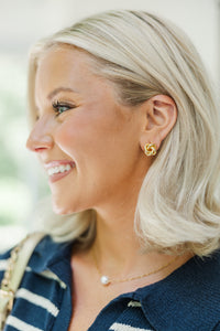Treasure Jewels: On The Water Gold Knot Earrings