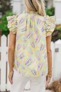Pinch: Just Another Day Yellow Floral Blouse