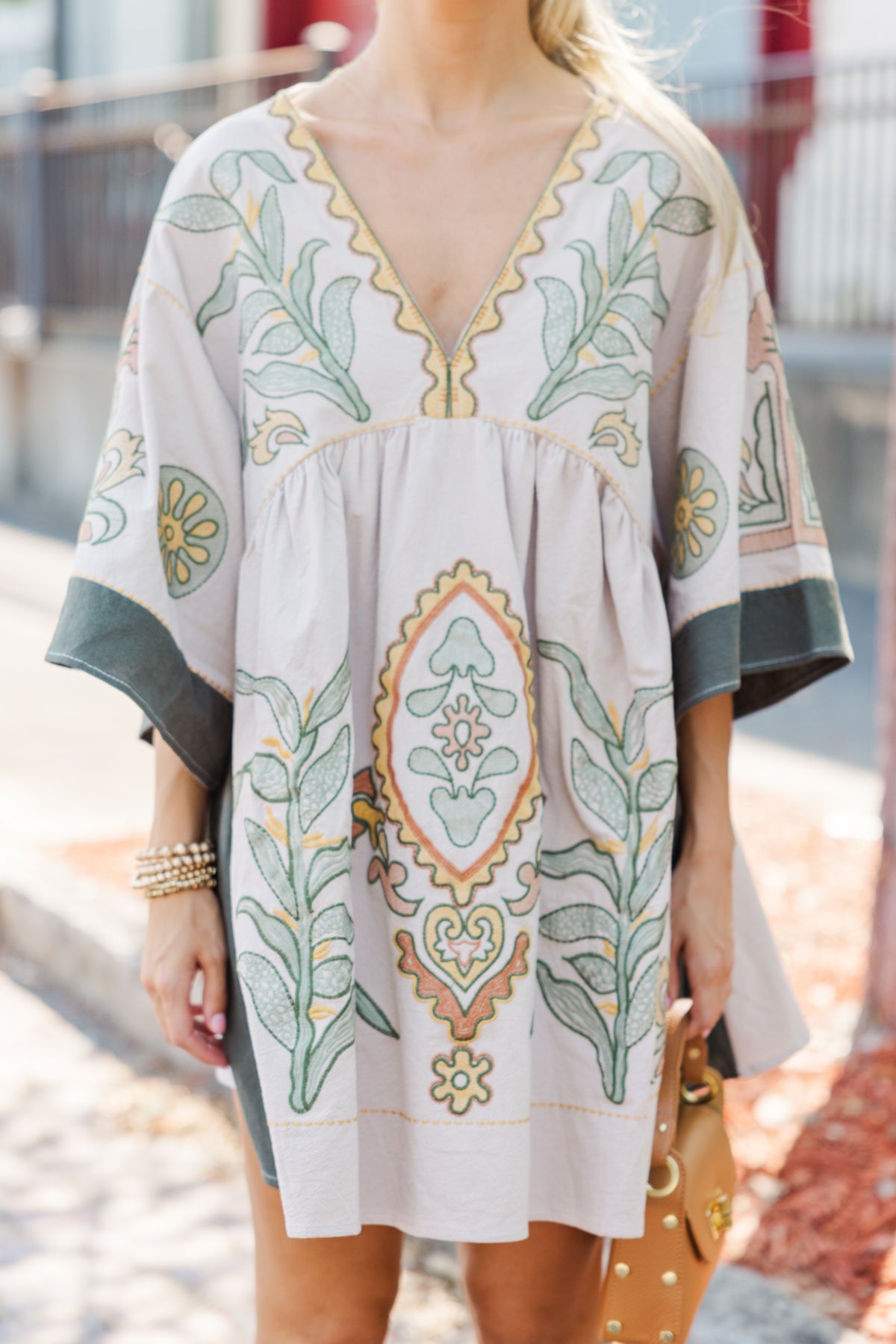 just my type mini dress Just My Type Beige Floral Embroidery Babydoll Dress – Shop the Mint