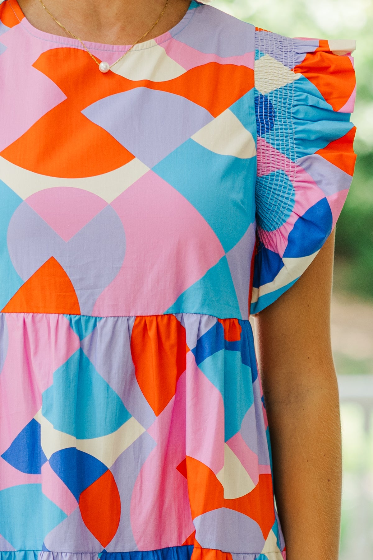 Feeling Your Best Pink Abstract Midi Dress – Shop the Mint