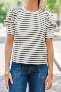 shop the mint, striped tops, classic women's tops, boutique tops