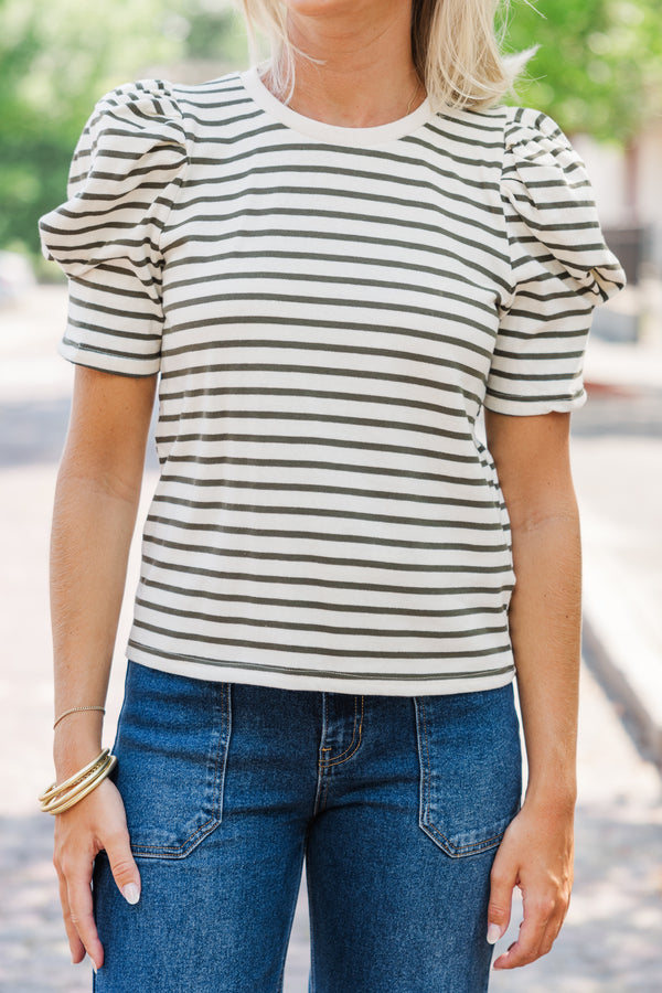 shop the mint, striped tops, classic women's tops, boutique tops