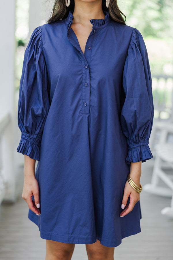 Under The Stars Navy Blue Tie Back Dress Shop the Mint Under The Stars Navy Blue Tie Back Dress Shop the Mint