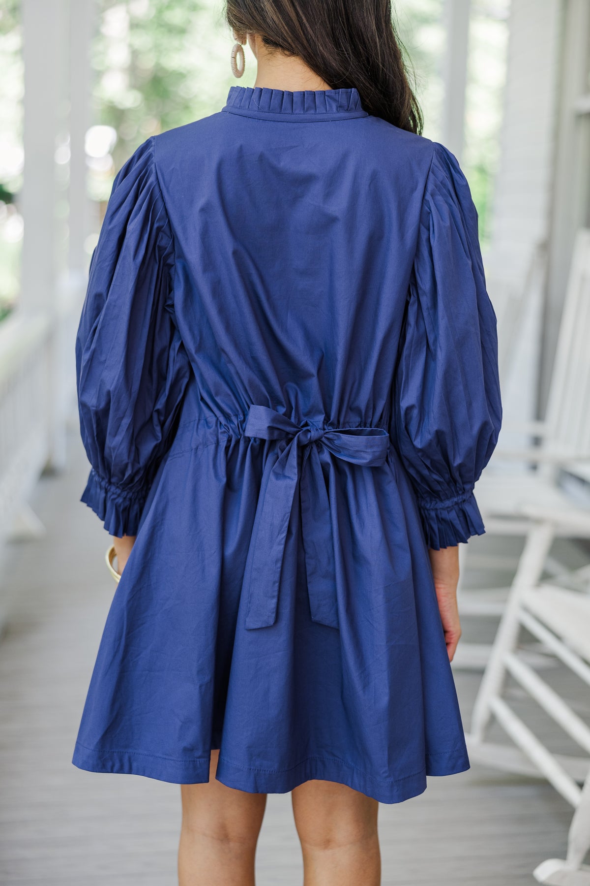 blue star dress Under The Stars Navy Blue Tie Back Dress – Shop the Mint