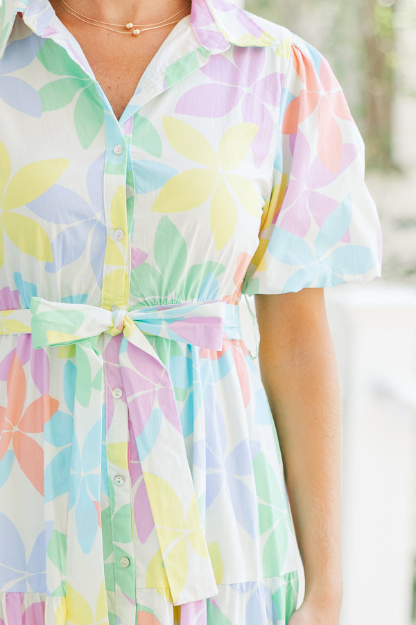 It's Your Love Cream White Pastel Floral Maxi Dress Shop the Mint It's Your Love Cream White Pastel Floral Maxi Dress Shop the Mint