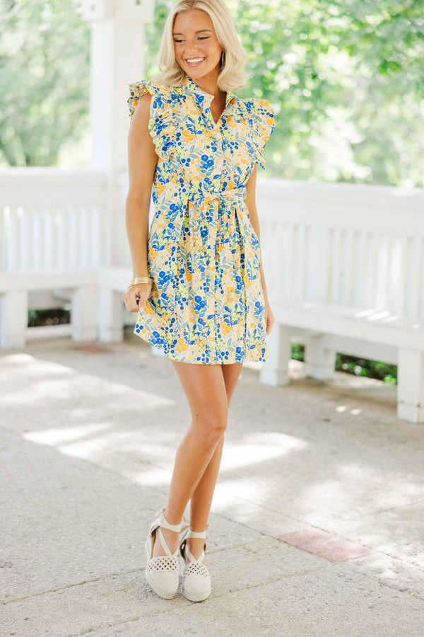Know Your Strengths Yellow Ditsy Floral Dress Shop the Mint Know Your Strengths Yellow Ditsy Floral Dress Shop the Mint