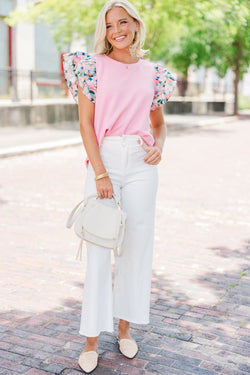 On The Run Pink Floral Blouse – Shop the Mint