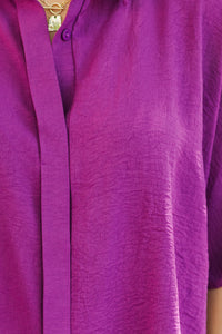 Think It Through Plum Purple Top