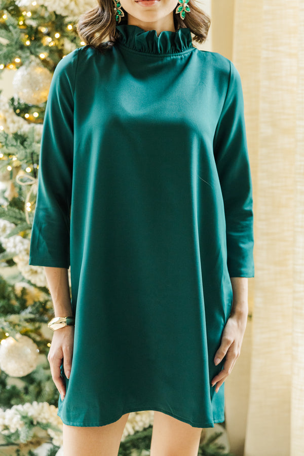 This Is It Emerald Green Swing Dress