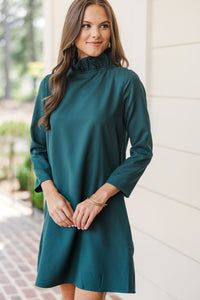 This Is It Emerald Green Swing Dress