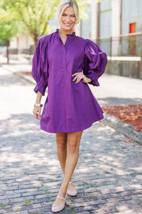 Purple dresses for women hotsell