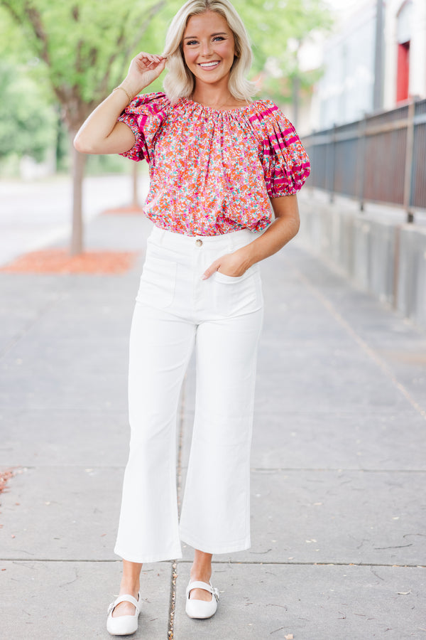 ditsy floral blouses, feminine blouses, shop the mint