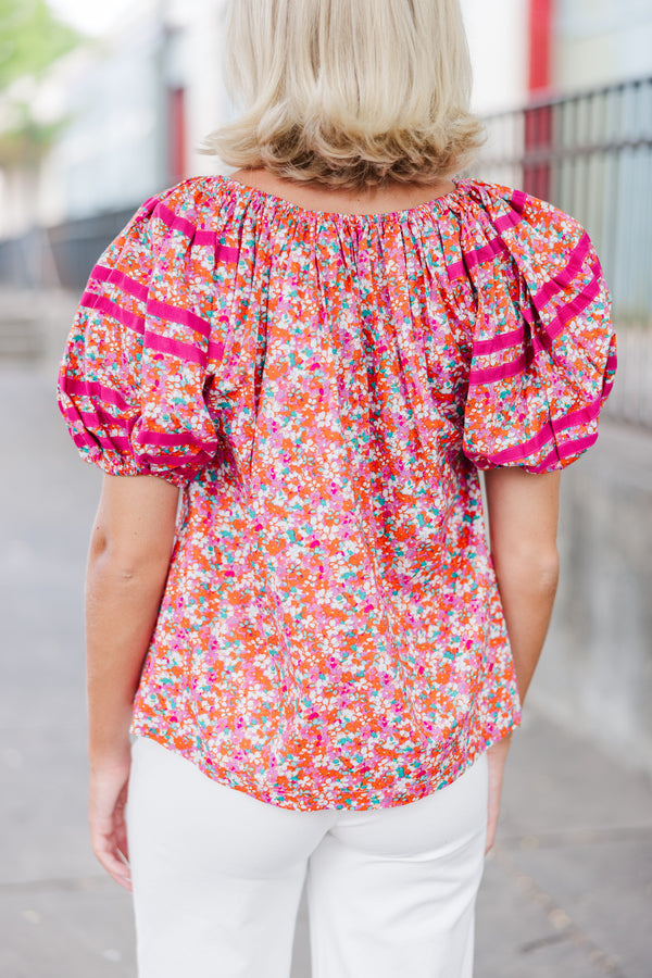 ditsy floral blouses, feminine blouses, shop the mint