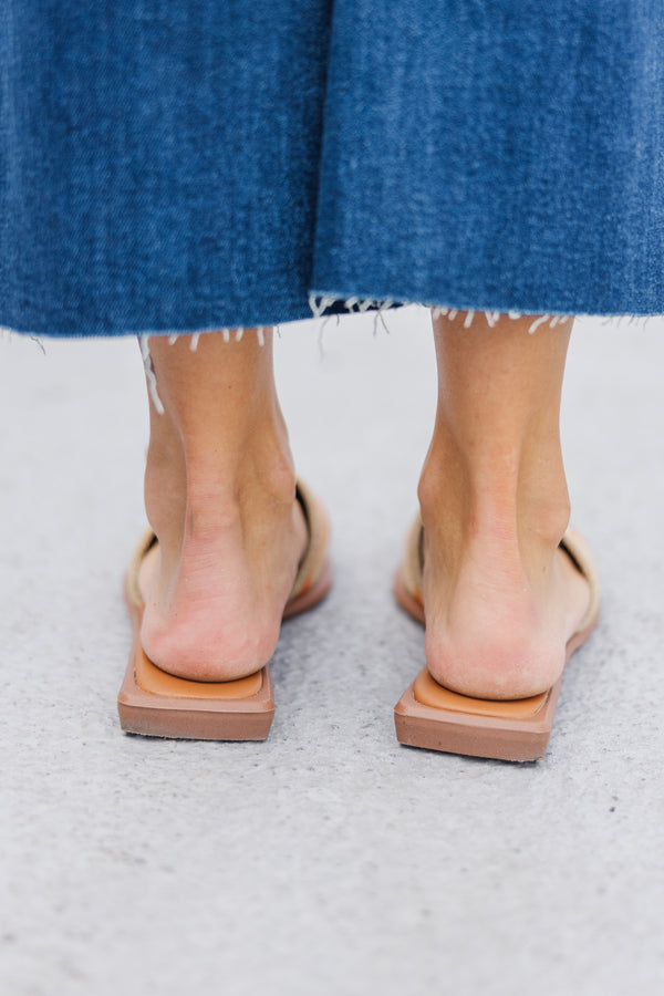 Walk On Orange Texas Slide Sandals