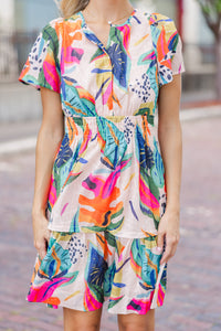 Get What You Need Fuchsia Tropical Dress