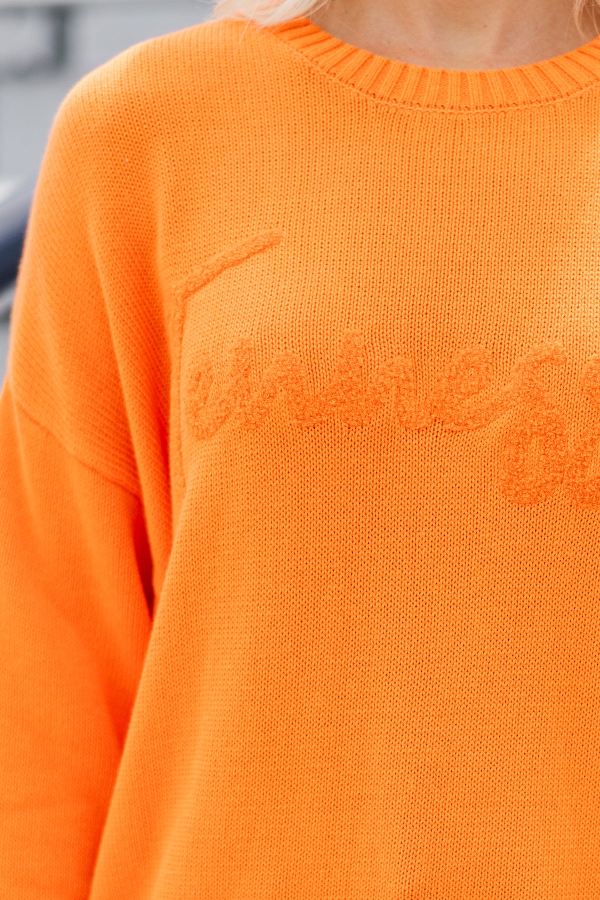 It's A Win Orange Tennessee Script Sweater – Shop the Mint