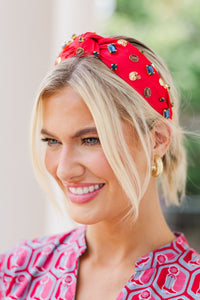 Take It To The Limit Red/Navy Headband