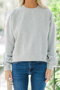 Everyday Everyway Heather Gray Sweatshirt