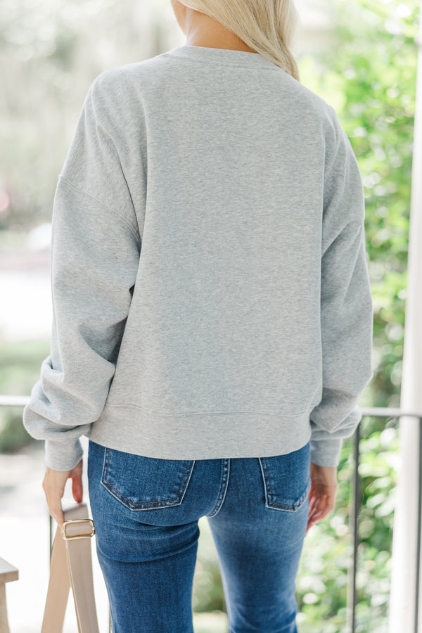 Everyday Everyway Heather Gray Sweatshirt