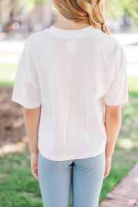 Girls: Always Be Kind White Graphic Tee