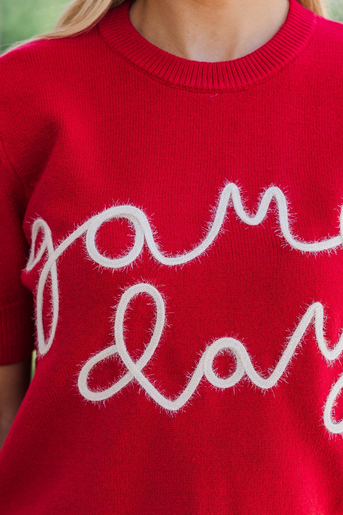 Gameday Ruffle Sleeve Sweater