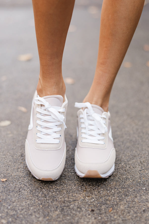 Walk Your Way Taupe Sneaker