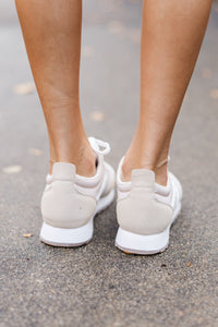 Walk Your Way Taupe Sneaker