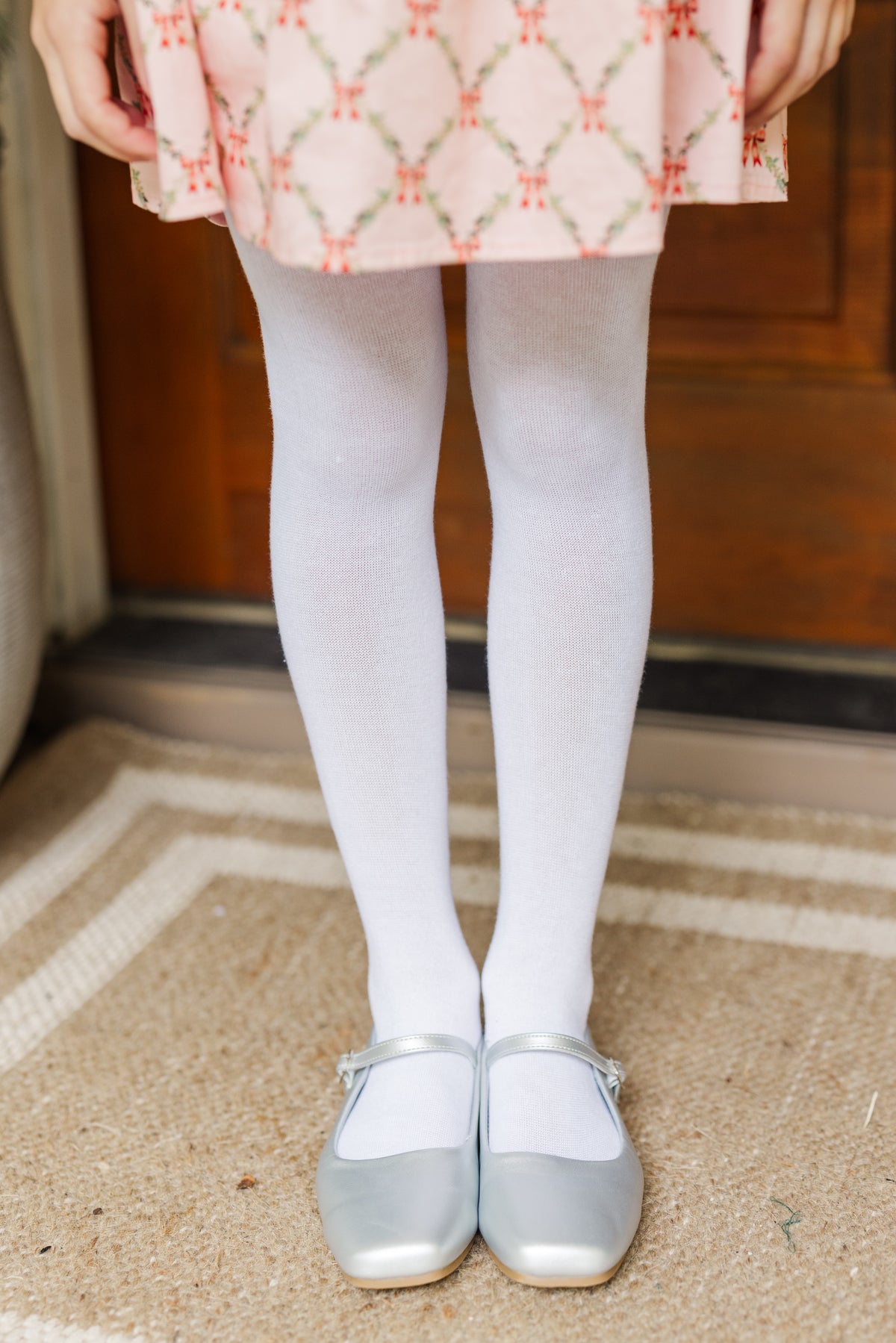 Girls: Everyday Joy White Tights – Shop the Mint
