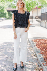 crochet blouses, neutral blouses, black blouses, workwear, shop the mint