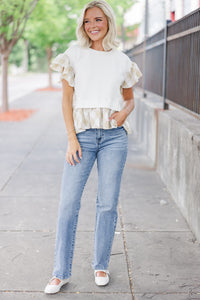 layered tops, gingham tops, neutral blouses, shop the mint