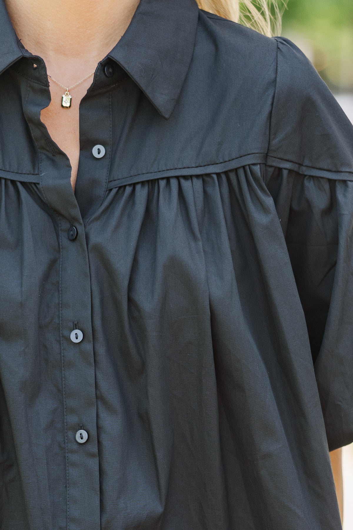 Better Than You Know Black Puff Sleeve Blouse – Shop the Mint