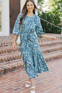 Good Intentions Navy Blue Floral Midi Dress – Shop the Mint Good Intentions Navy Blue Floral Midi Dress – Shop the Mint