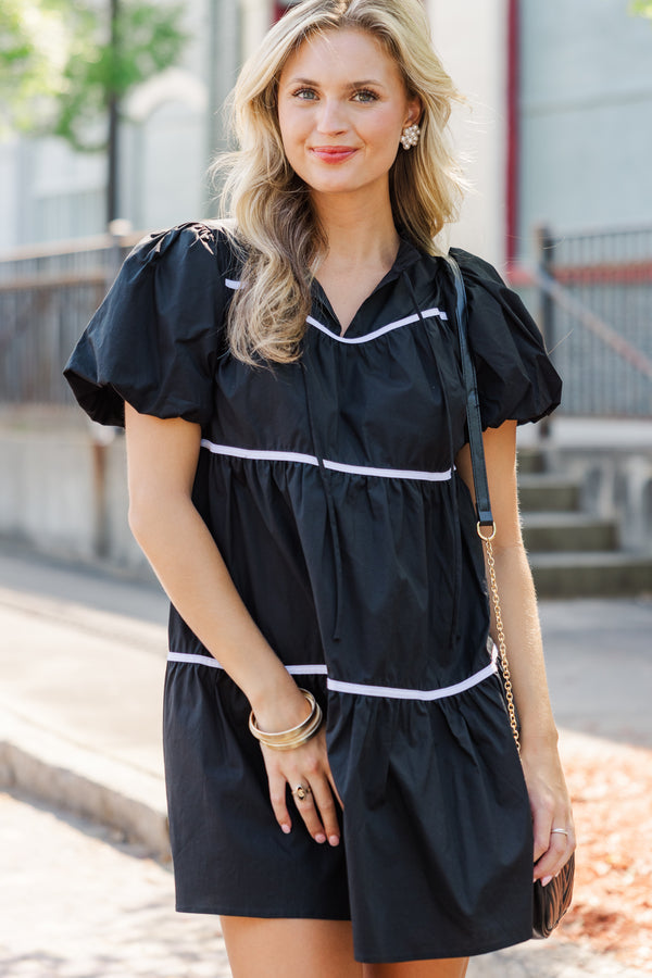 This Makes Sense Black Babydoll Dress Shop the Mint This Makes Sense Black Babydoll Dress Shop the Mint