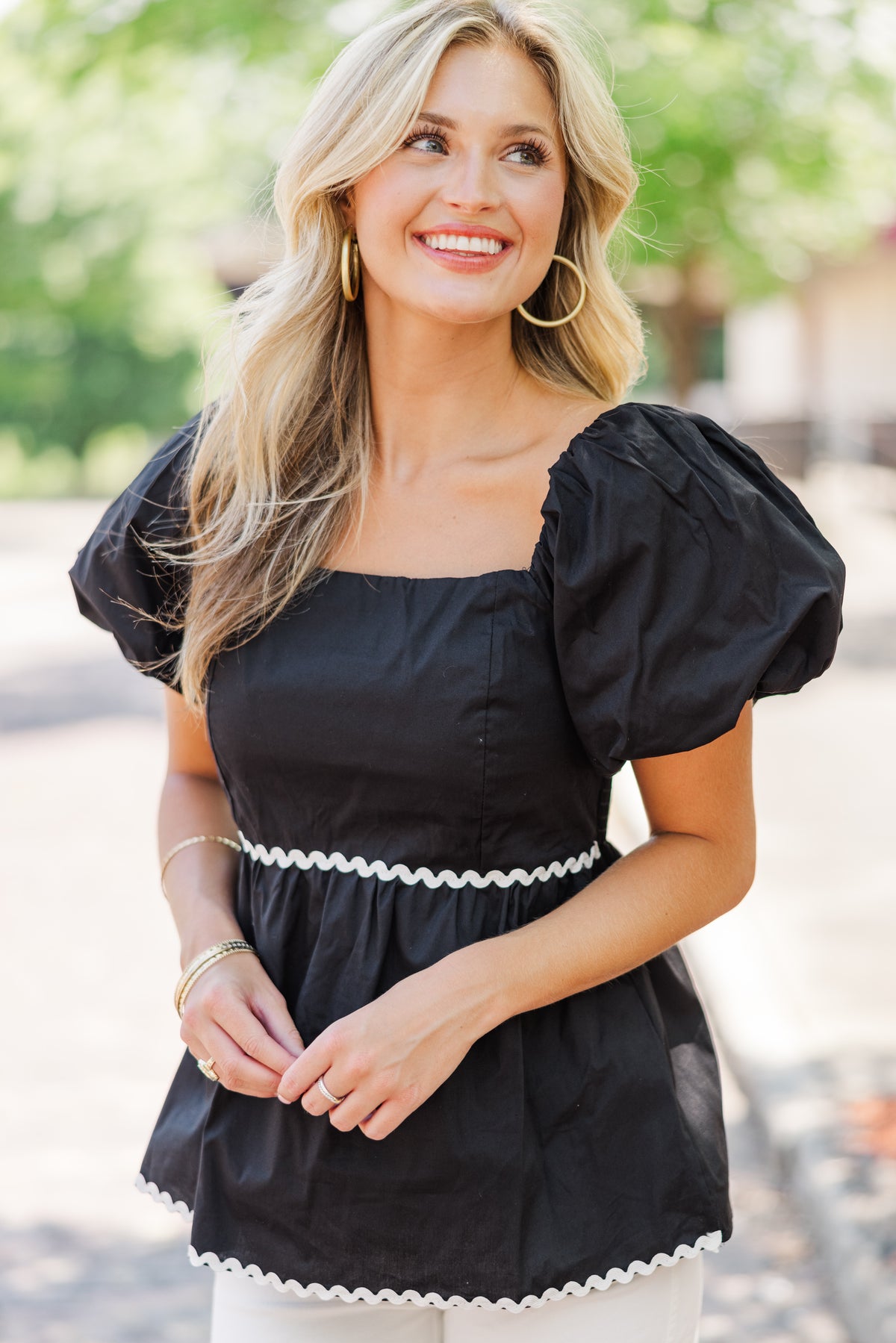 It's All For You Black Blouse – Shop the Mint