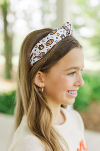 Girls: Play On AU Orange Knotted Headband