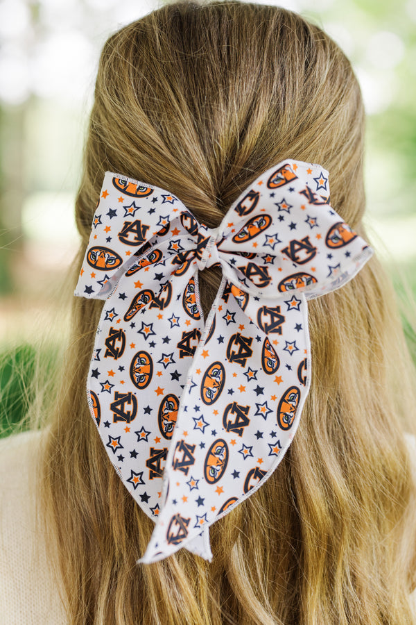 girls game day hair bow, tween game day hair bow, girls online boutique