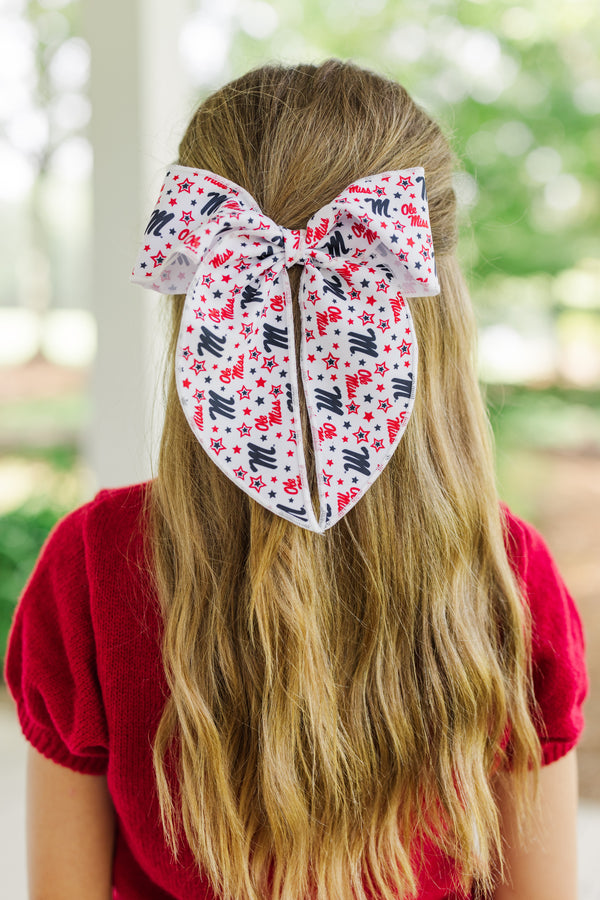 Girls: Play On Ole Miss Hair Bow