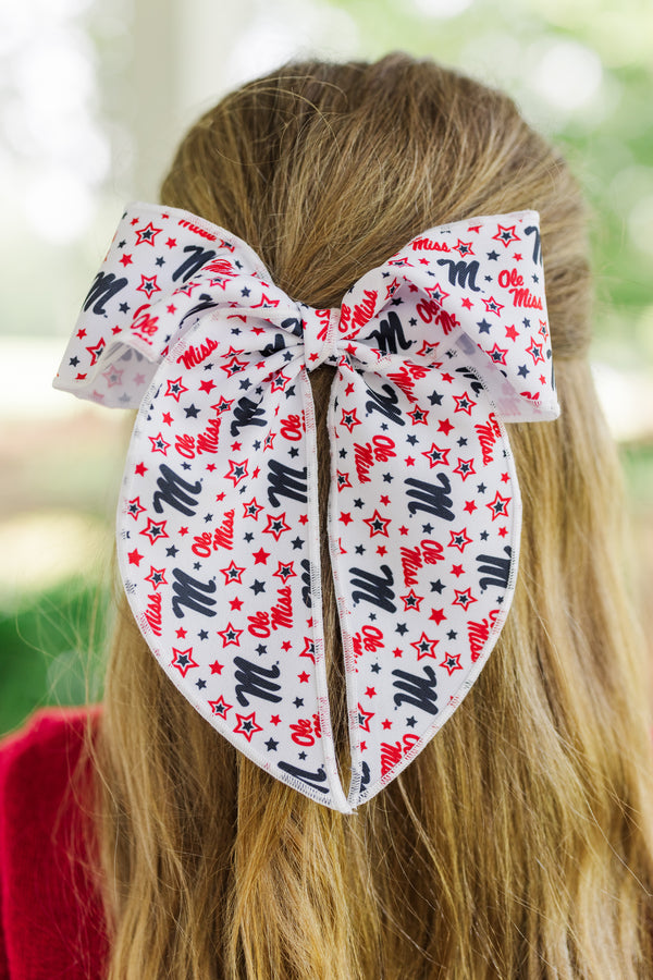 Girls: Play On Ole Miss Hair Bow