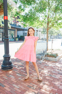 Girls: All About You Pink Ruffled Dress