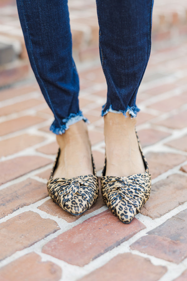 Easy To See Brown Leopard Flats Shop the Mint