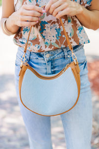 Light blue purse on sale