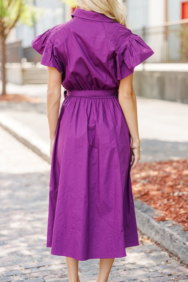 All In A Dream Plum Purple Dress